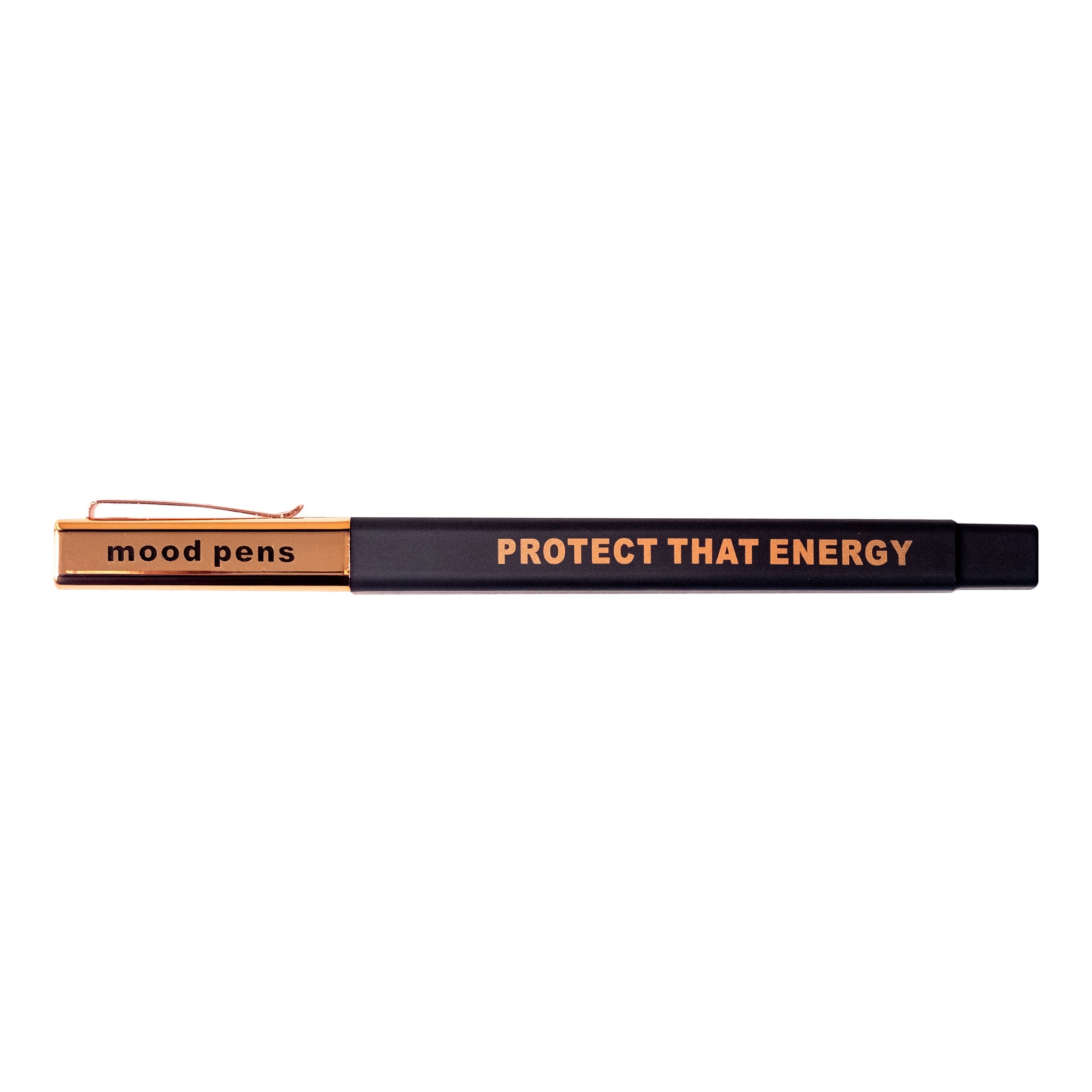 Rose Gold Mood Pens Premium Ballpoint Pens, Smooth & Comfortable, Medium Point, Refillable, 1.0mm, Black or Blue Ink, Positive Thoughts for Mental Health (12-Pack)